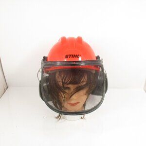 Stihl Forestry Helmet System 3M Ear Protection w/ Face Screen Model 1000 USA